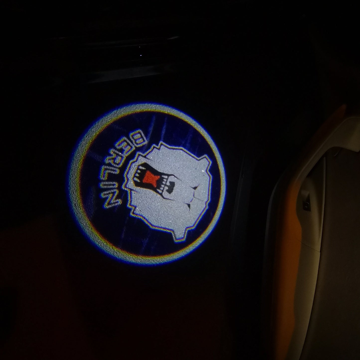 Berlin Bear Logo Nr.223 (quantity 1 = 2 Logo Films /2 door lights)Movie Series Logo