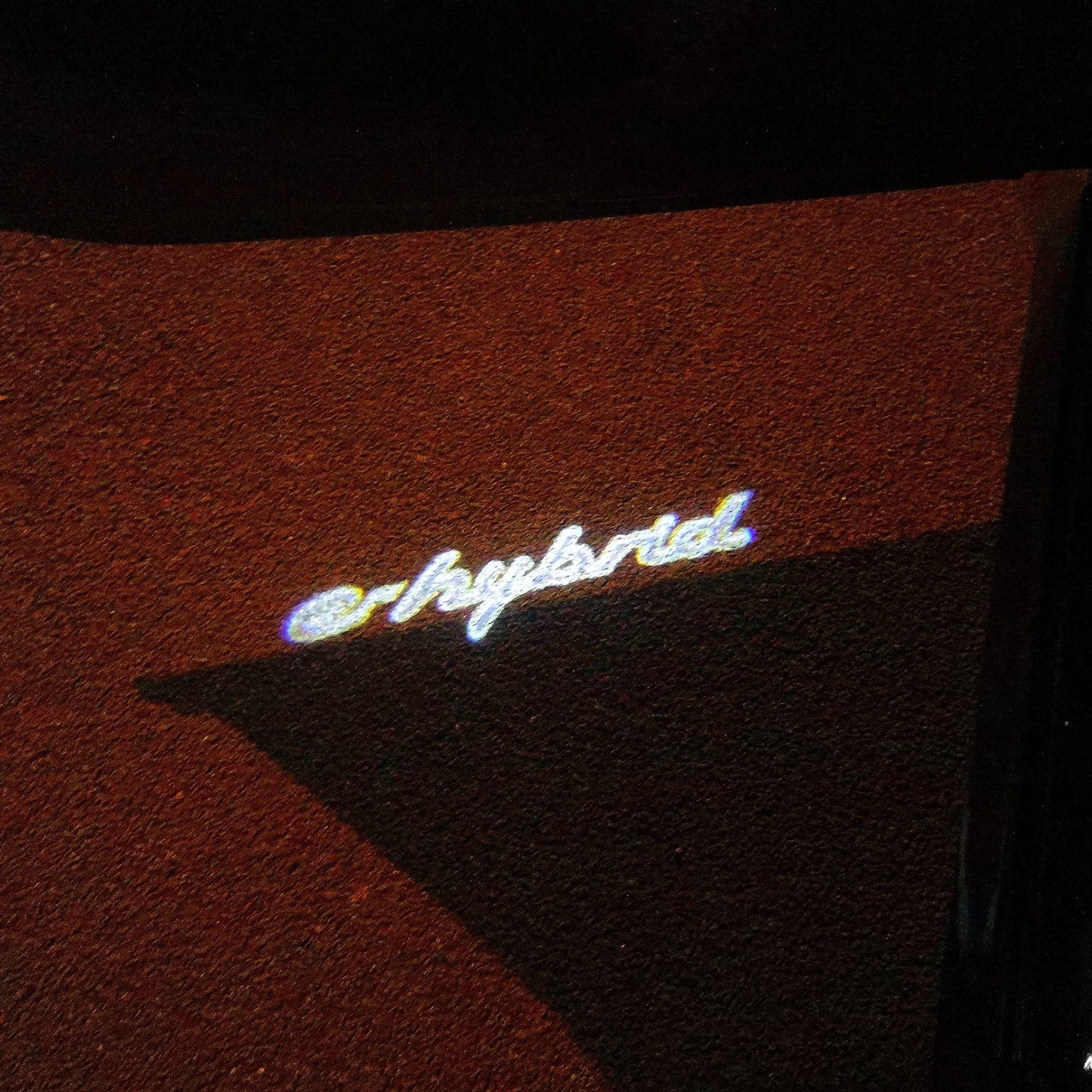 PORSCHE E-Hybrid LOGO PROJECTOT LIGHTS Nr.16 (quantity 1 = 2 Logo Film / 2 door lights)