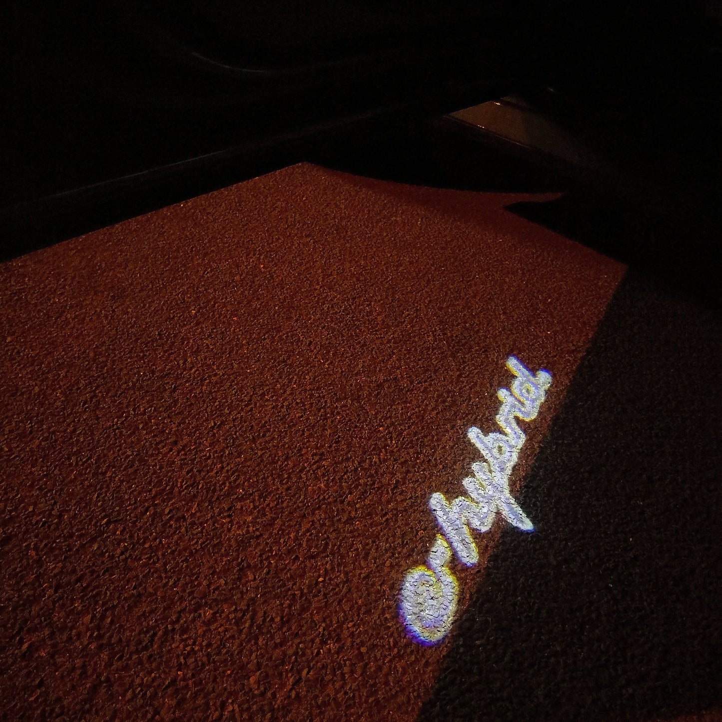 PORSCHE E-Hybrid LOGO PROJECTOT LIGHTS Nr.16 (quantity 1 = 2 Logo Film / 2 door lights)