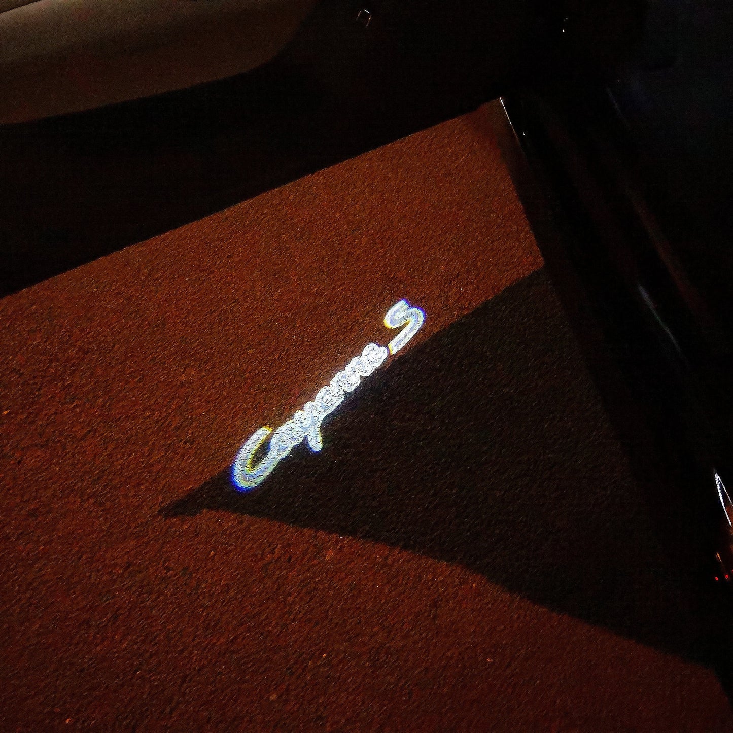 PORSCHE Cayenne S LOGO PROJECTOT LIGHTS Nr.18 (quantity 1 = 2 Logo Film / 2 door lights)