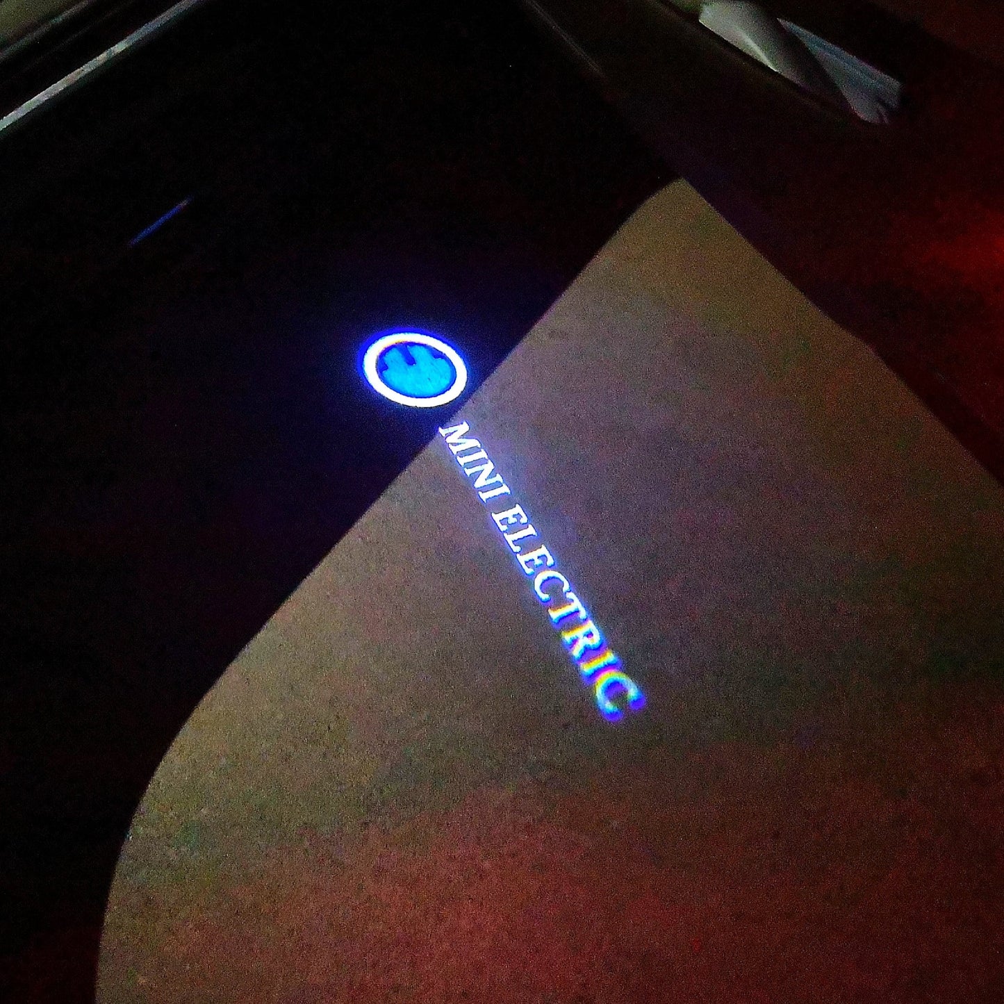 MINI ELECTRIC LOGO PROJECROTR LIGHTS Nr.62 (quantity 1 = 2 Logo Film / 2 door lights)