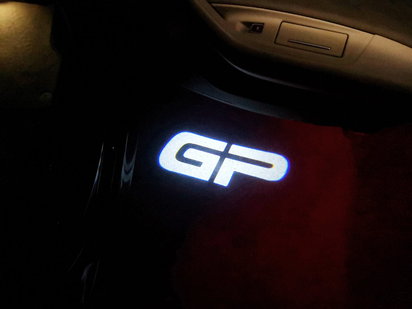 MINI GP LOGO PROJECROTR LIGHTS Nr.120 (quantity 1 = 2 Logo Film / 2 door lights)