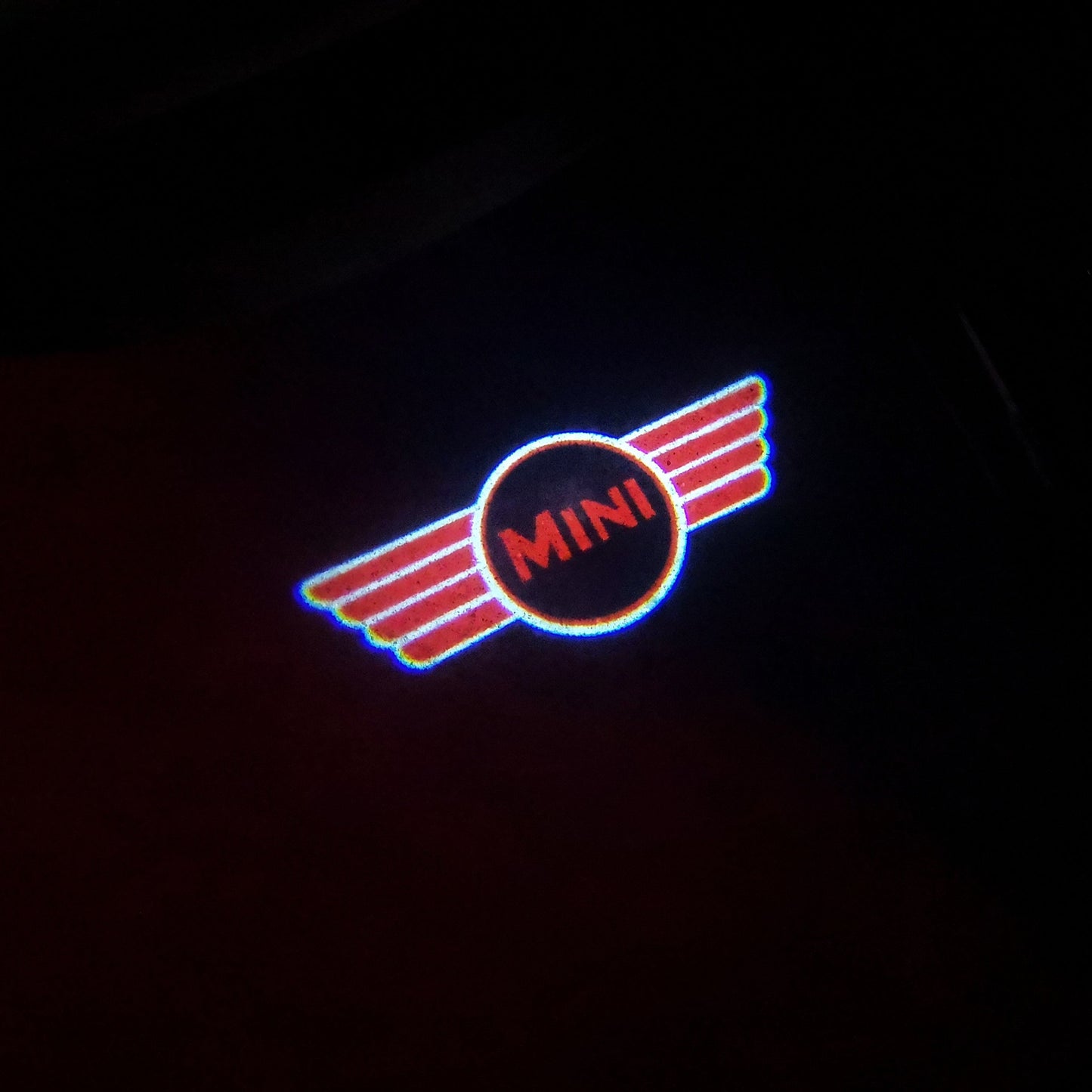 MINI ORIGINAL LOGO PROJECROTR LIGHTS Nr.26 (quantity 1 = 2 Logo Film / 2 door lights)