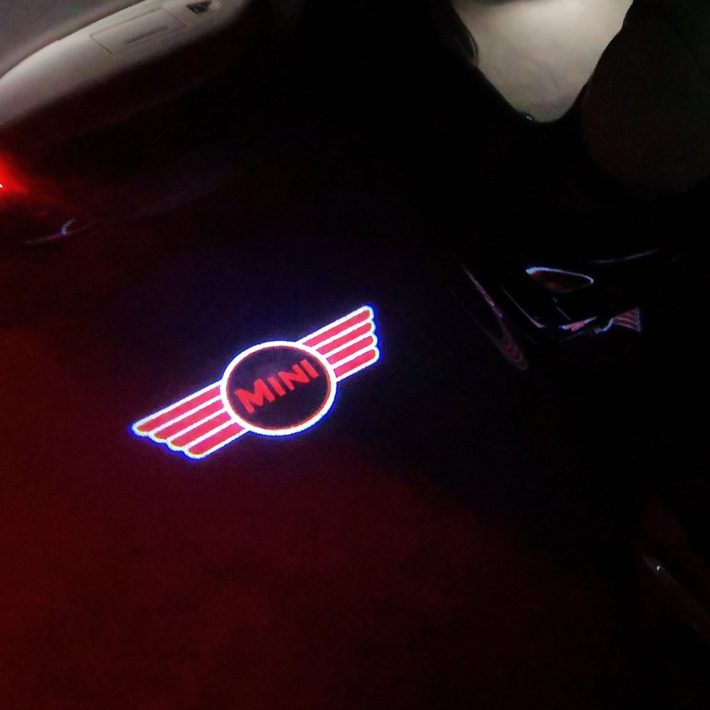 MINI ORIGINAL LOGO PROJECROTR LIGHTS Nr.26 (quantity 1 = 2 Logo Film / 2 door lights)