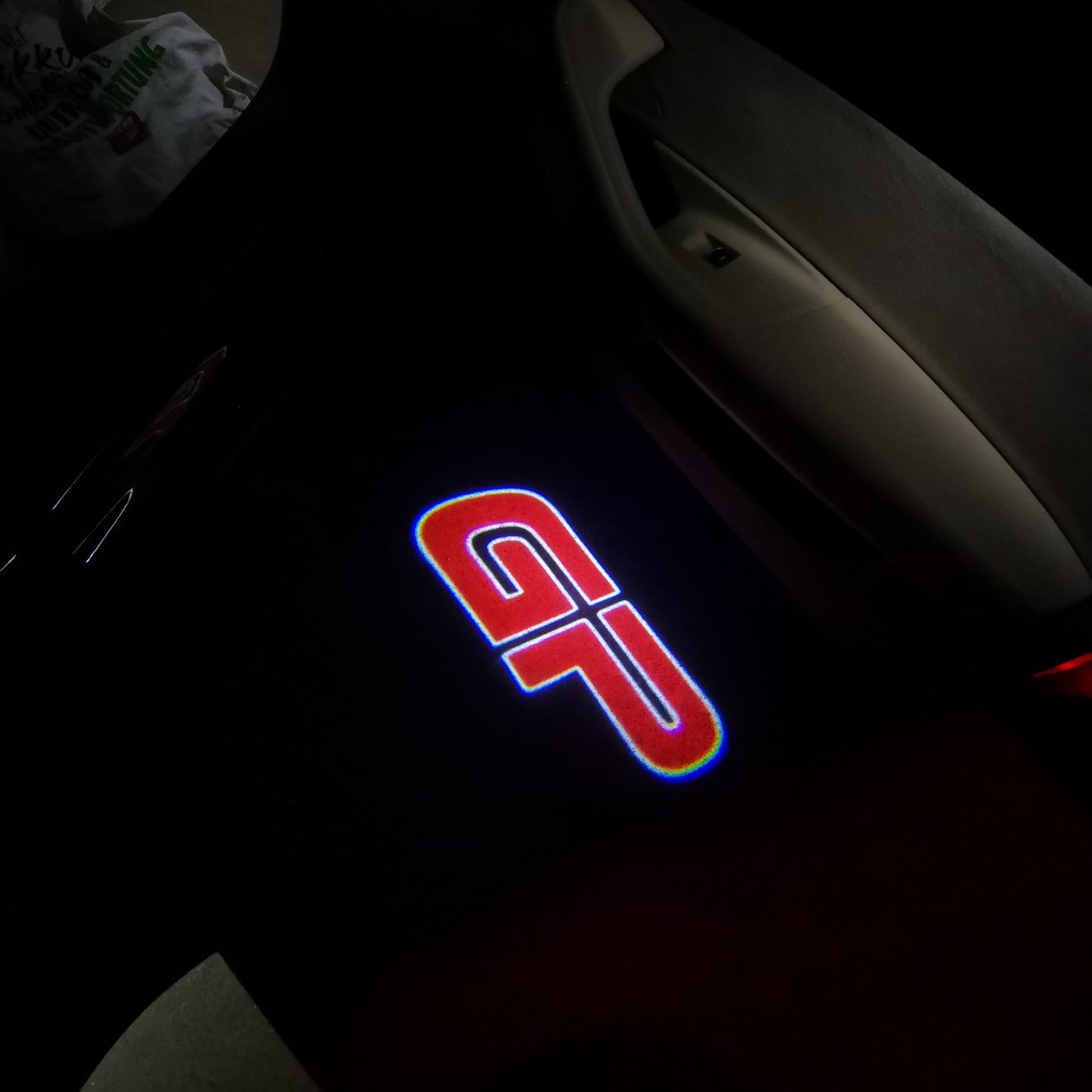 MINI GP LOGO PROJECROTR LIGHTS Nr.122 (quantity 1 = 2 Logo Film / 2 door lights)