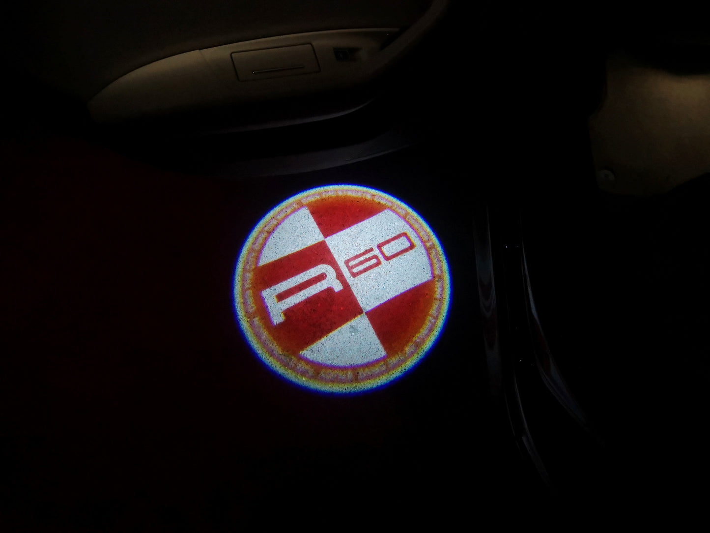 MINI R 60 LOGO PROJECROTR LIGHTS Nr.155 (quantity 1 = 2 Logo Film / 2 door lights)
