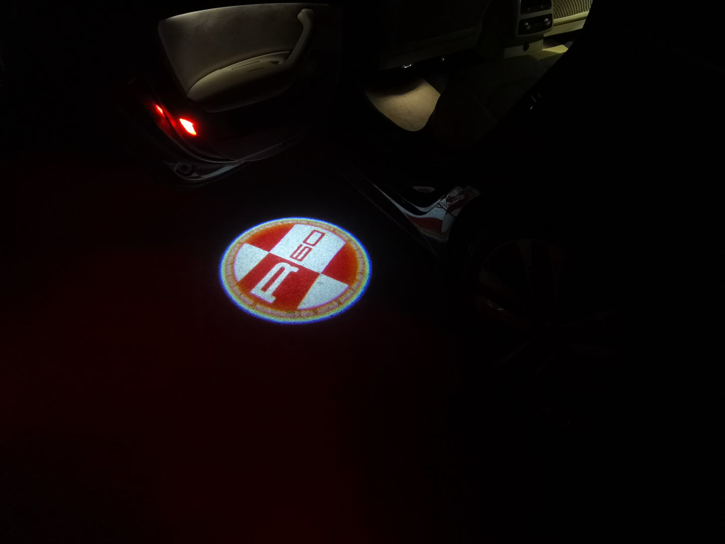 MINI R 60 LOGO PROJECROTR LIGHTS Nr.155 (quantity 1 = 2 Logo Film / 2 door lights)