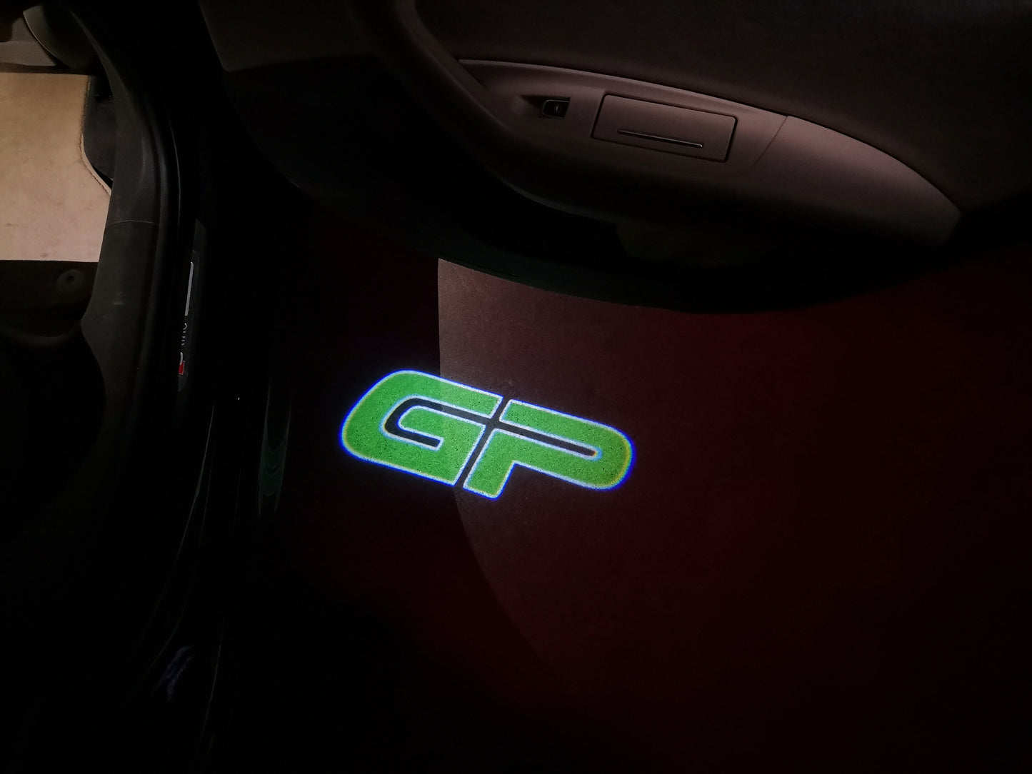 MINI GP LOGO PROJECROTR LIGHTS Nr.123 (quantity 1 = 2 Logo Film / 2 door lights)