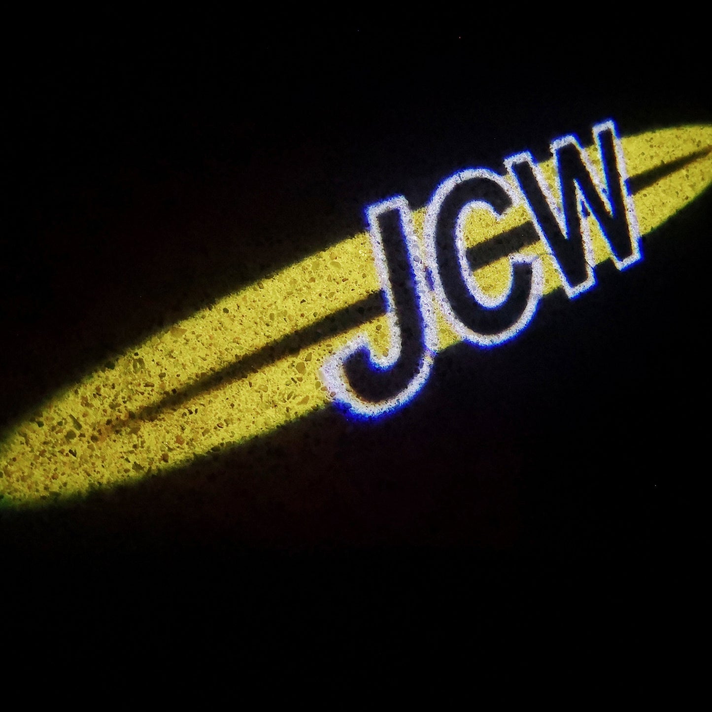 MINI JCW LOGO PROJECROTR LIGHTS Nr.117 (quantity 1 = 2 Logo Film / 2 door lights)