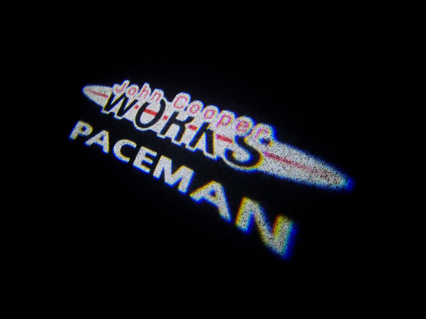 MINI PACEMAN LOGO PROJECROTR LIGHTS Nr.78 (quantity 1 = 2 Logo Film / 2 door lights)