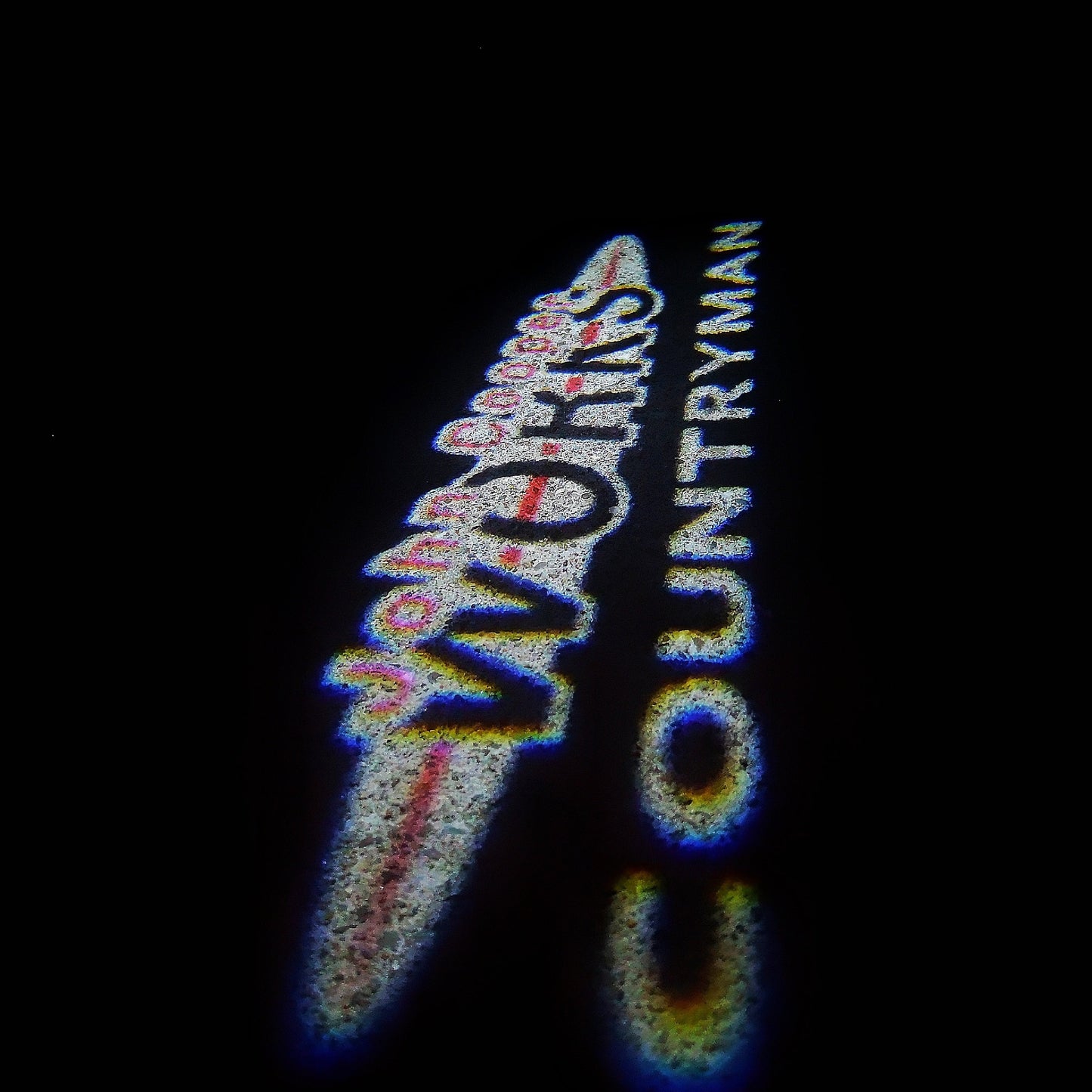 MINI COUNTRYMAN LOGO PROJECROTR LIGHTS Nr.79 (quantity 1 = 2 Logo Film / 2 door lights)