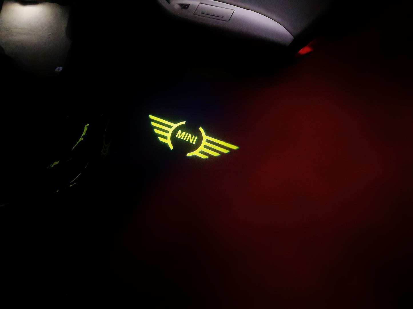 MINI ORIGINAL LOGO PROJECROTR LIGHTS Nr.85 (quantity 1 = 2 Logo Film / 2 door lights)