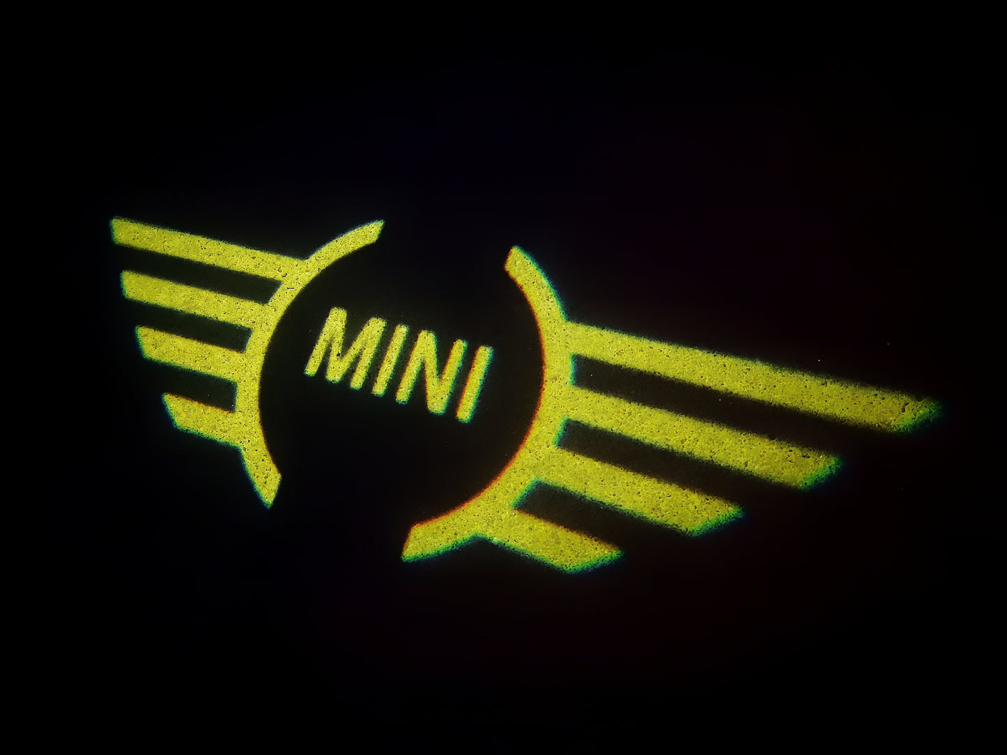 MINI ORIGINAL LOGO PROJECROTR LIGHTS Nr.85 (quantity 1 = 2 Logo Film / 2 door lights)