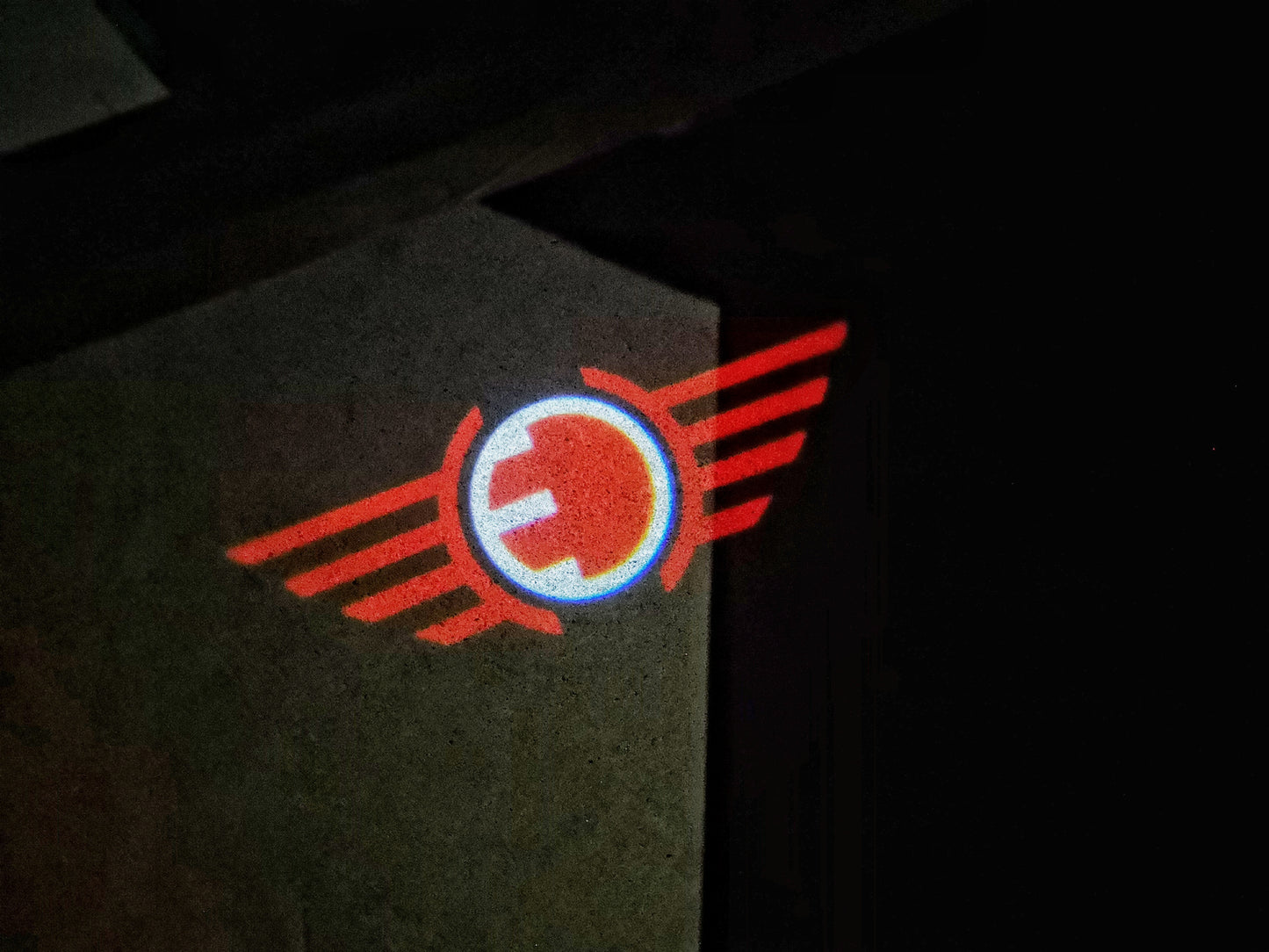 MINI ELECTRIC LOGO PROJECROTR LIGHTS Nr.99 (quantity 1 = 2 Logo Film / 2 door lights)