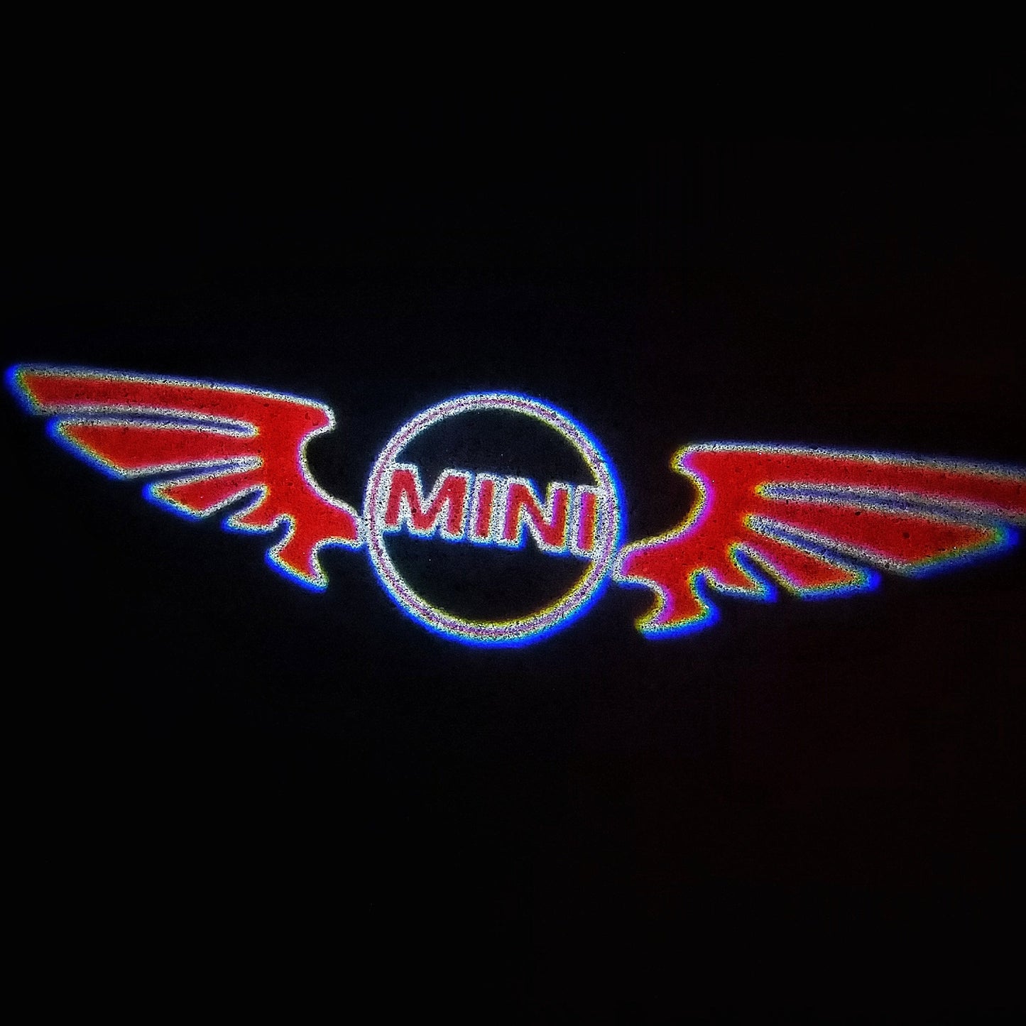MINI ORIGINAL LOGO PROJECROTR LIGHTS Nr.50 (quantity 1 = 2 Logo Film / 2 door lights)