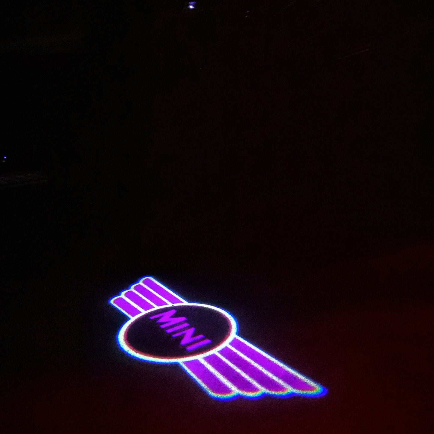 MINI ORIGINAL LOGO PROJECROTR LIGHTS Nr.23 (quantity 1 = 2 Logo Film / 2 door lights)