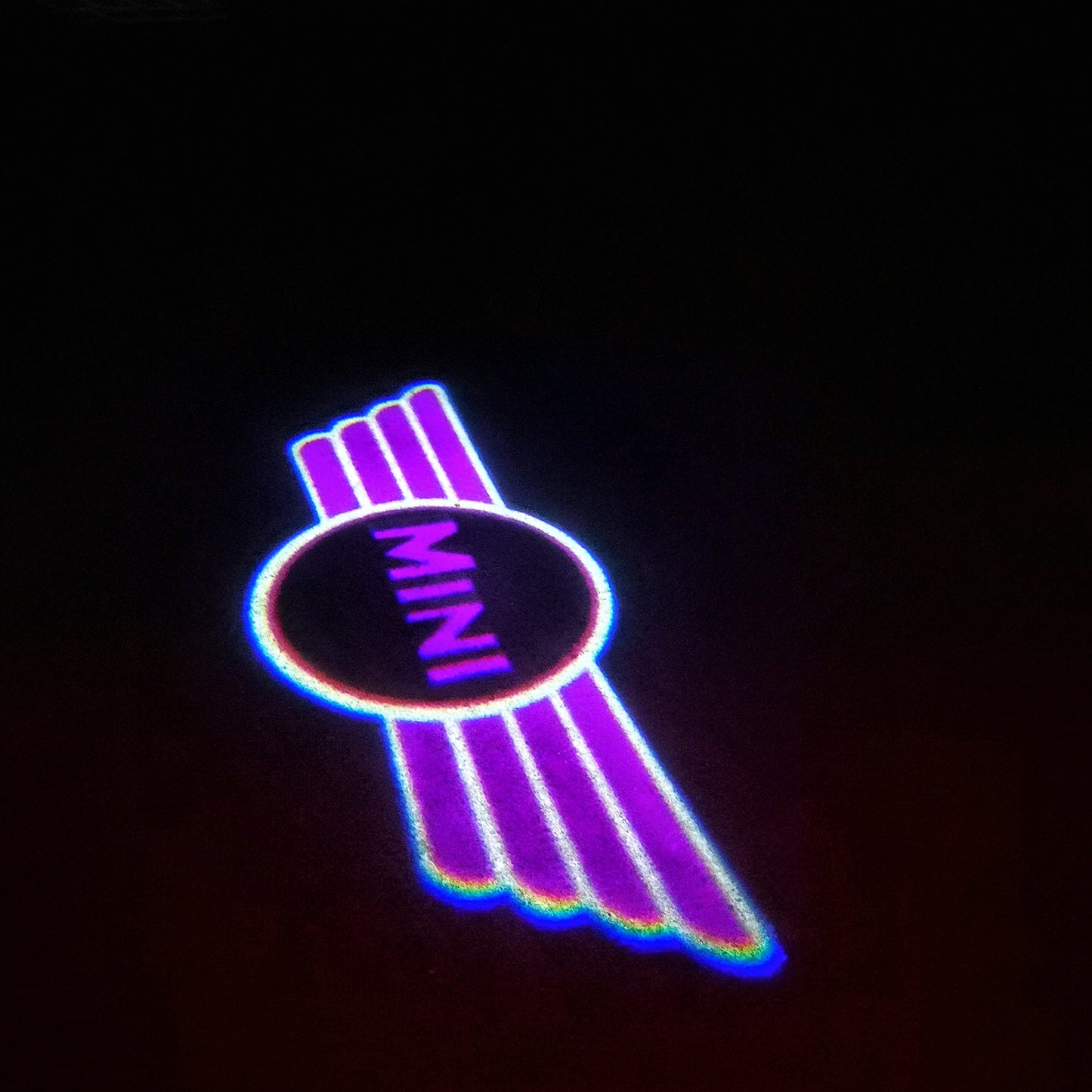 MINI ORIGINAL LOGO PROJECROTR LIGHTS Nr.23 (quantity 1 = 2 Logo Film / 2 door lights)