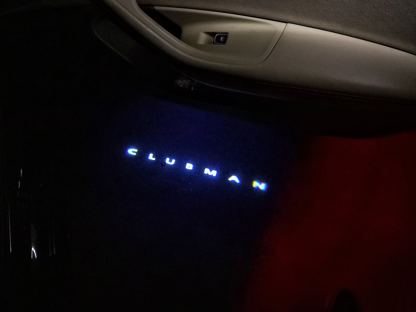 MINI CLUBMAN LOGO PROJECROTR LIGHTS Nr.71 (quantity 1 = 2 Logo Film / 2 door lights)