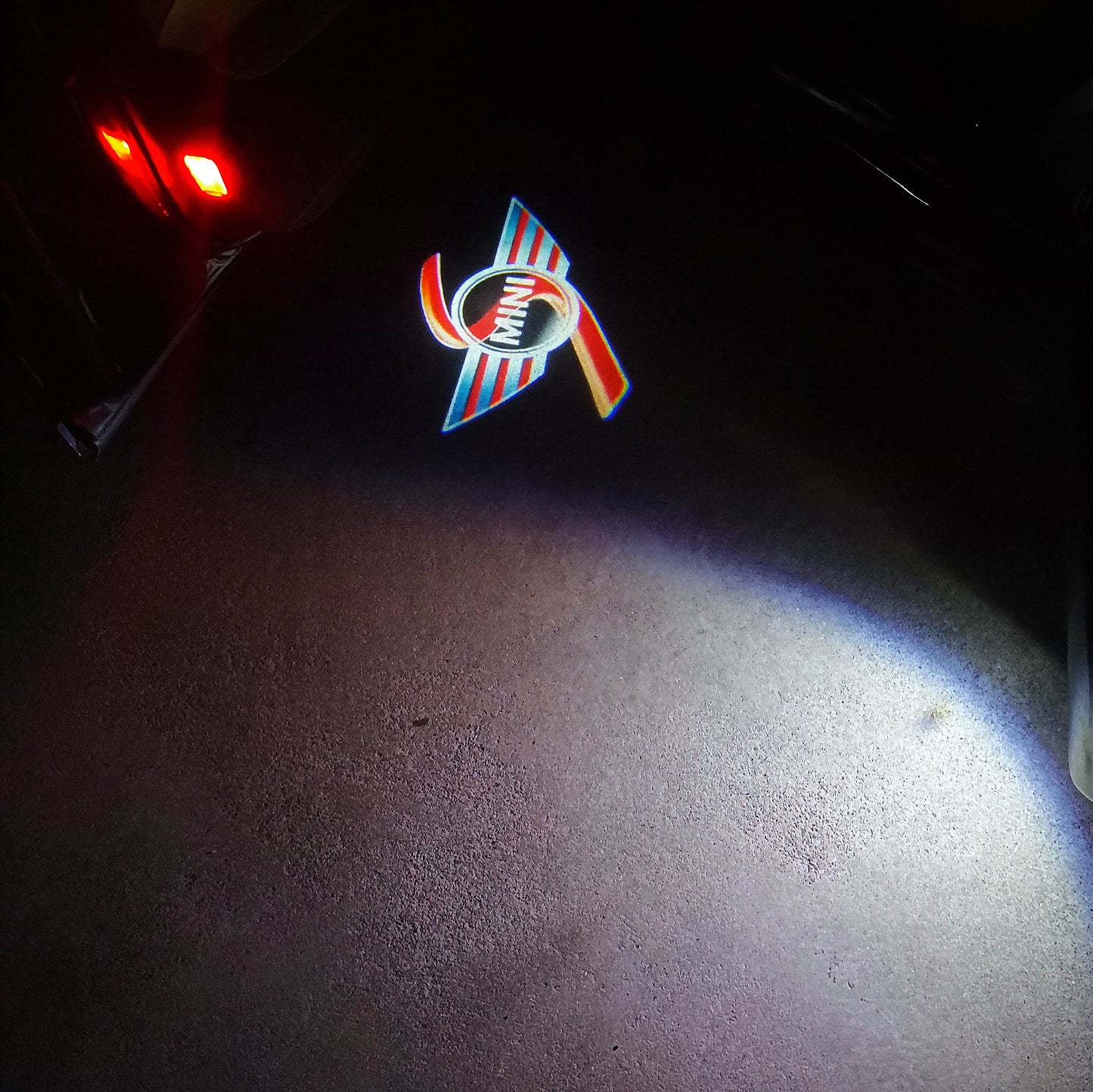 MINI S LOGO PROJECROTR LIGHTS Nr.53 (quantity 1 = 2 Logo Film / 2 door lights)