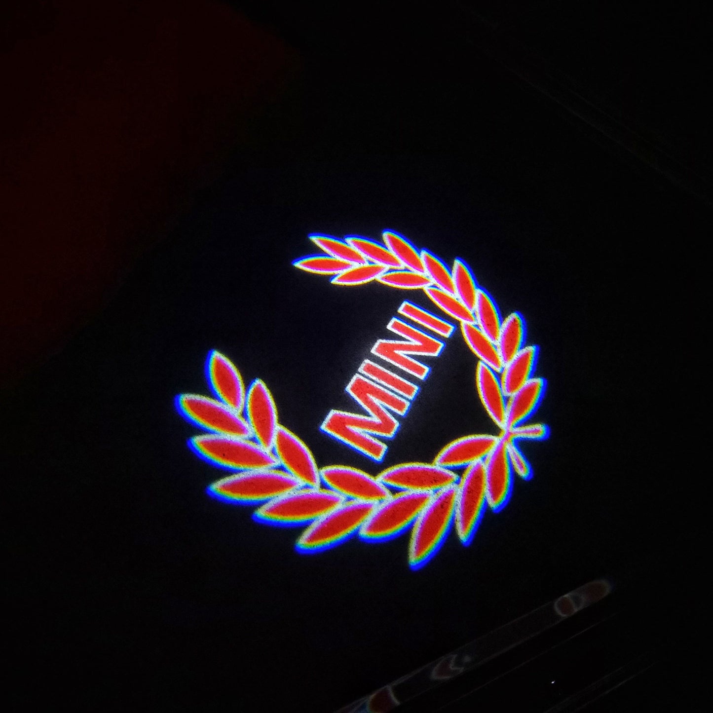 MINI ORIGINAL LOGO PROJECROTR LIGHTS Nr.93 (quantity 1 = 2 Logo Film / 2 door lights)