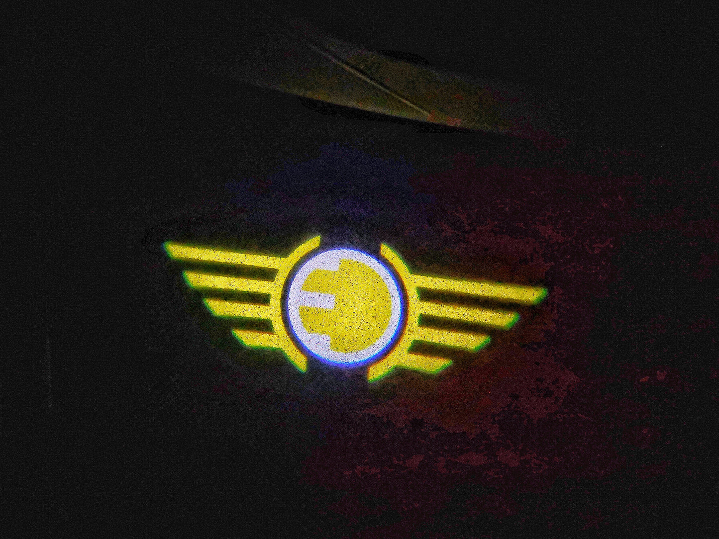 MINI ELECTRIC LOGO PROJECROTR LIGHTS Nr.102 (quantity 1 = 2 Logo Film / 2 door lights)