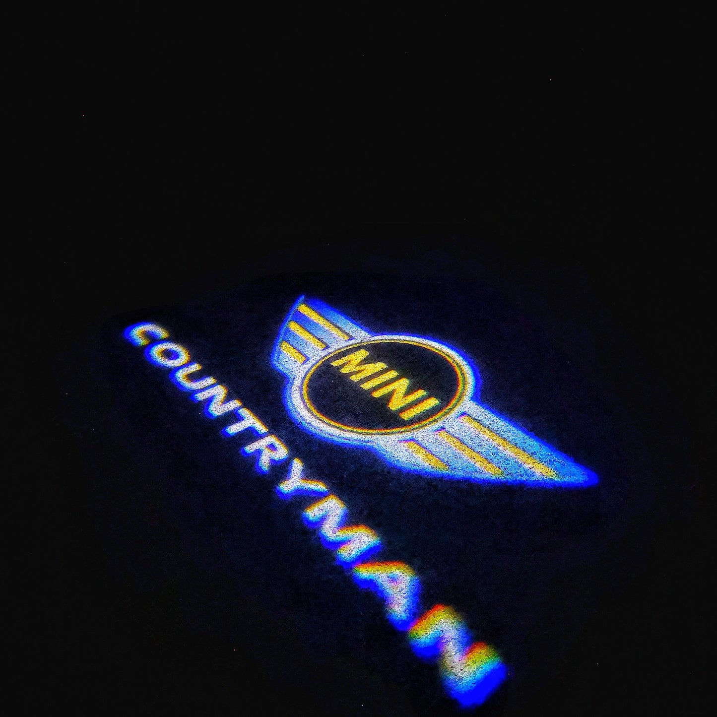 MINI COUNTRYMAN LOGO PROJECROTR LIGHTS Nr.98 (quantity 1 = 2 Logo Film / 2 door lights)