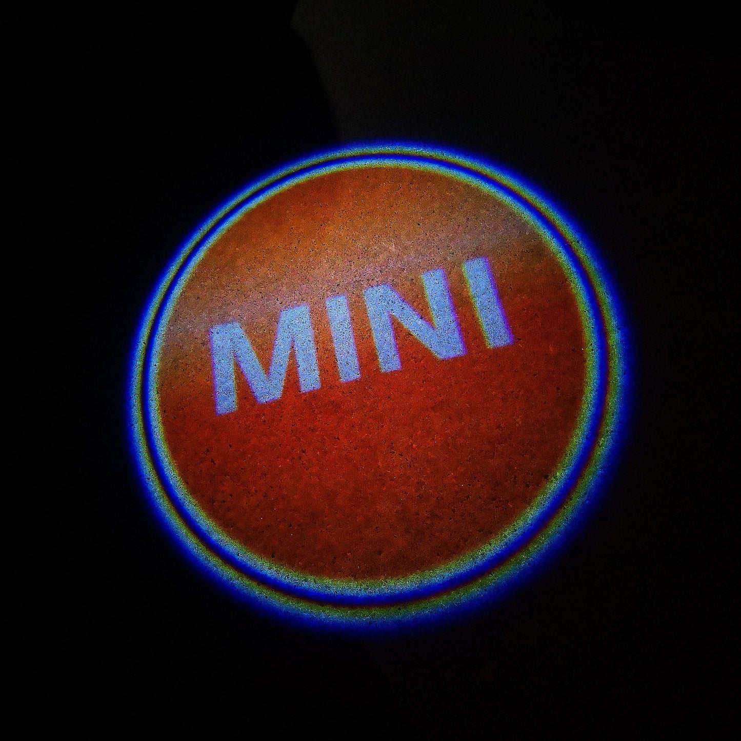 MINI ORIGINAL LOGO PROJECROTR LIGHTS Nr.44 (quantity 1 = 2 Logo Film / 2 door lights)