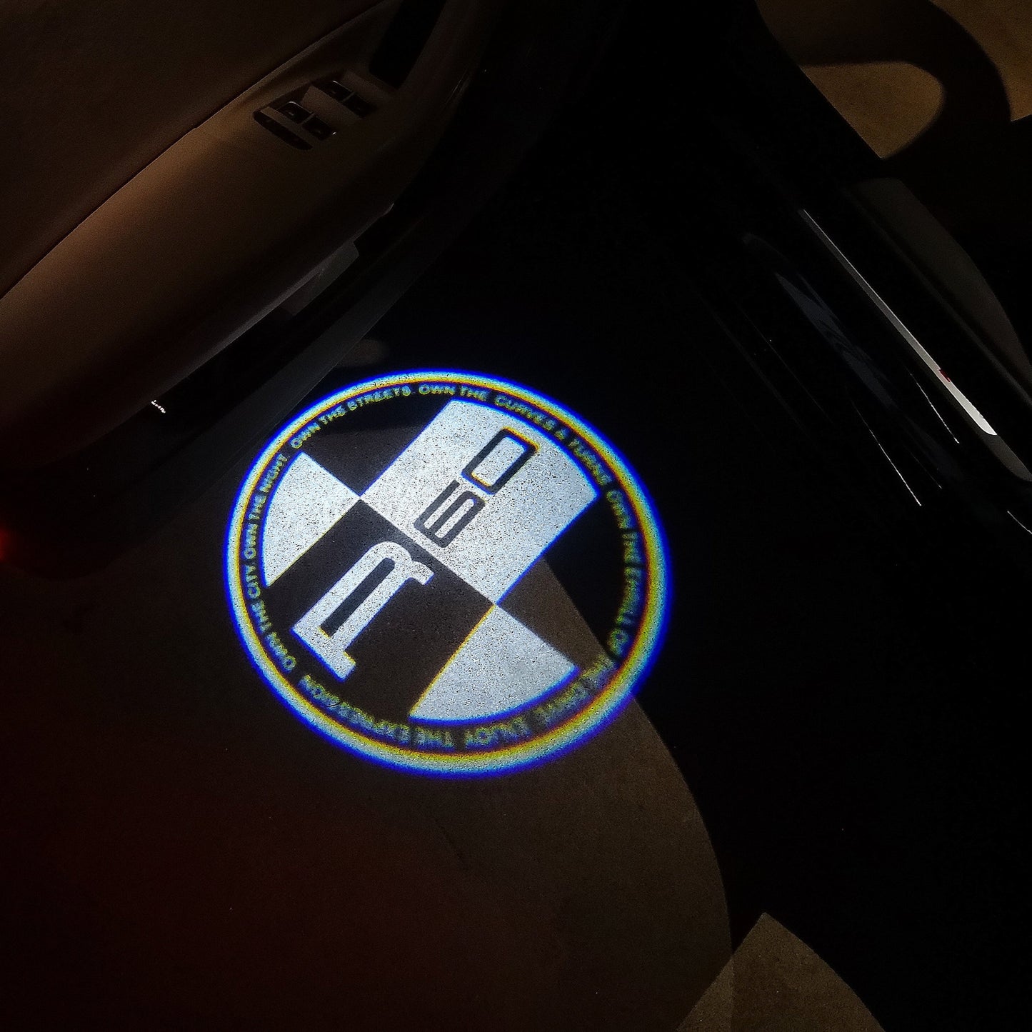 MINI R 60 LOGO PROJECROTR LIGHTS Nr.150 (quantity 1 = 2 Logo Film / 2 door lights)
