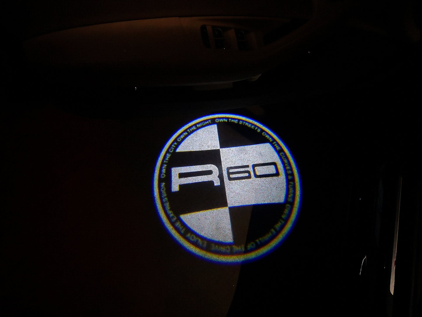 MINI R 60 LOGO PROJECROTR LIGHTS Nr.150 (quantity 1 = 2 Logo Film / 2 door lights)