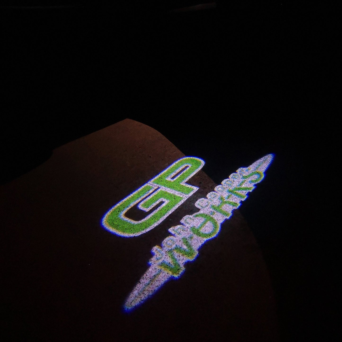 MINI GP JOHN COOPER WORKS LOGO PROJECROTR LIGHTS Nr.156 (quantity 1 = 2 Logo Film / 2 door lights)