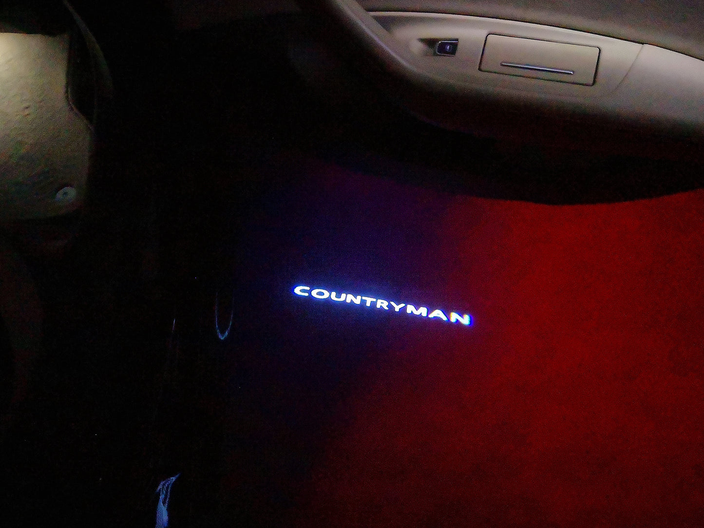 MINI COUNTRYMAN LOGO PROJECROTR LIGHTS Nr.70 (quantity 1 = 2 Logo Film / 2 door lights)