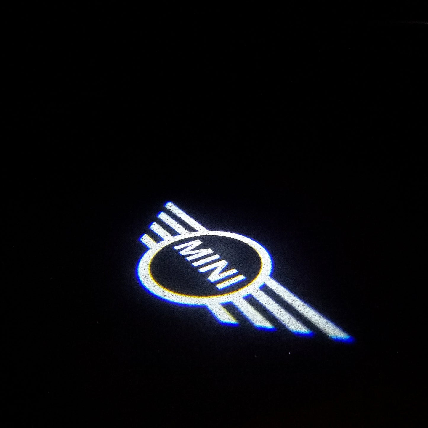 MINI ORIGINAL LOGO PROJECROTR LIGHTS Nr.02 (quantity 1 = 2 Logo Film / 2 door lights)