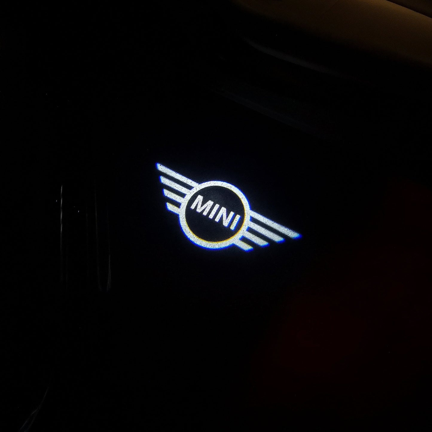 MINI ORIGINAL LOGO PROJECROTR LIGHTS Nr.02 (quantity 1 = 2 Logo Film / 2 door lights)