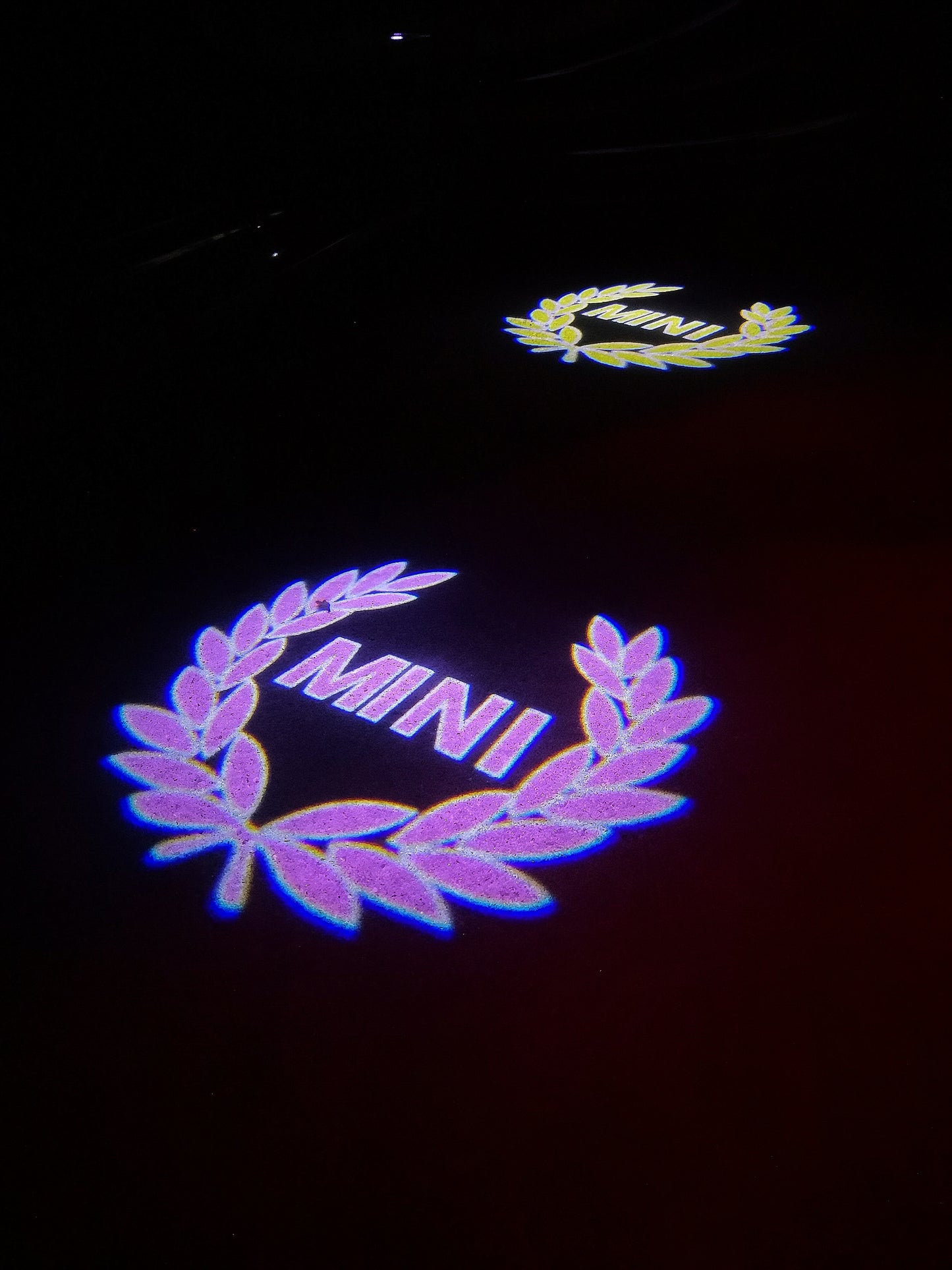MINI ORIGINAL LOGO PROJECROTR LIGHTS Nr.88 (quantity 1 = 2 Logo Film / 2 door lights)