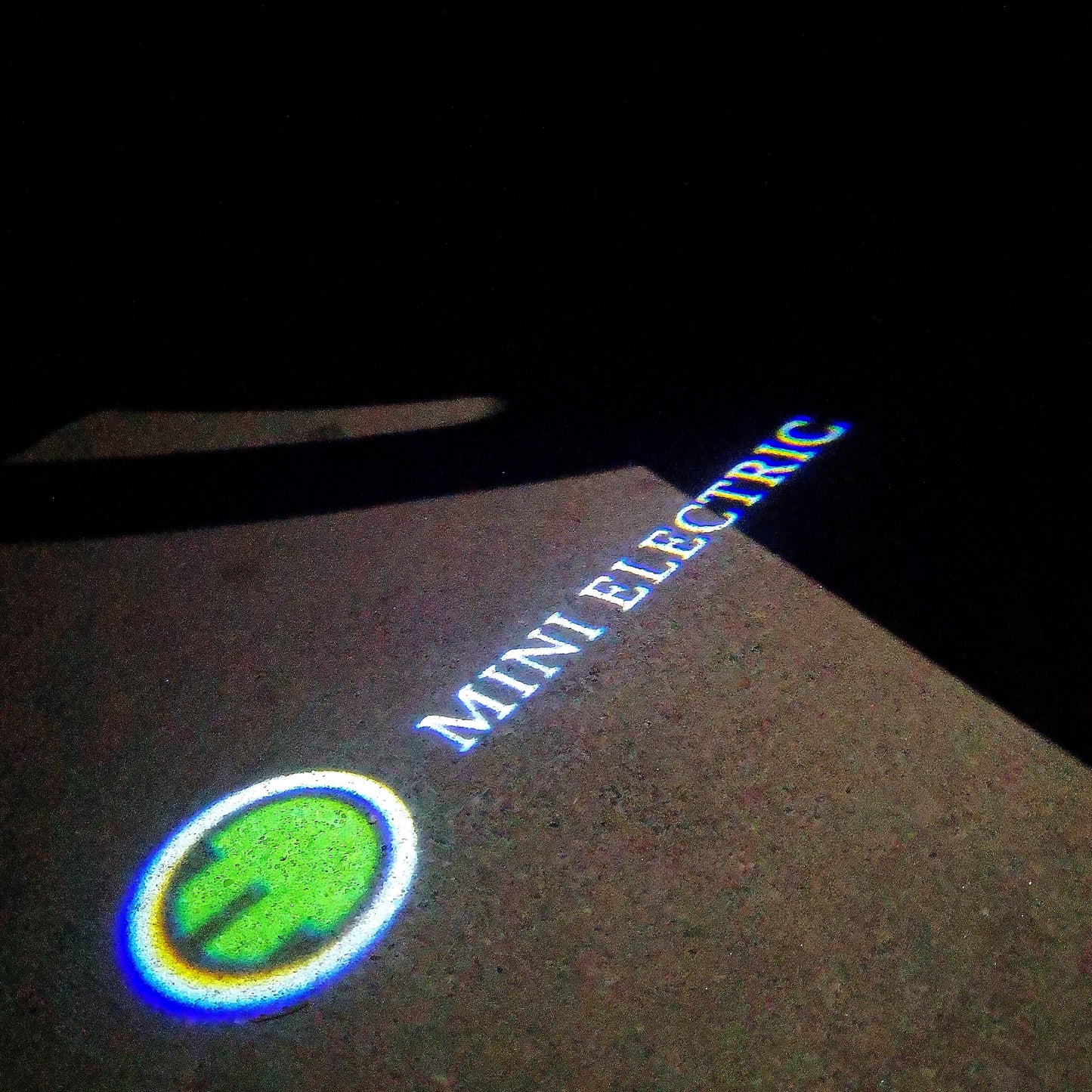 MINI ELECTRIC LOGO PROJECROTR LIGHTS Nr.64 (quantity 1 = 2 Logo Film / 2 door lights)