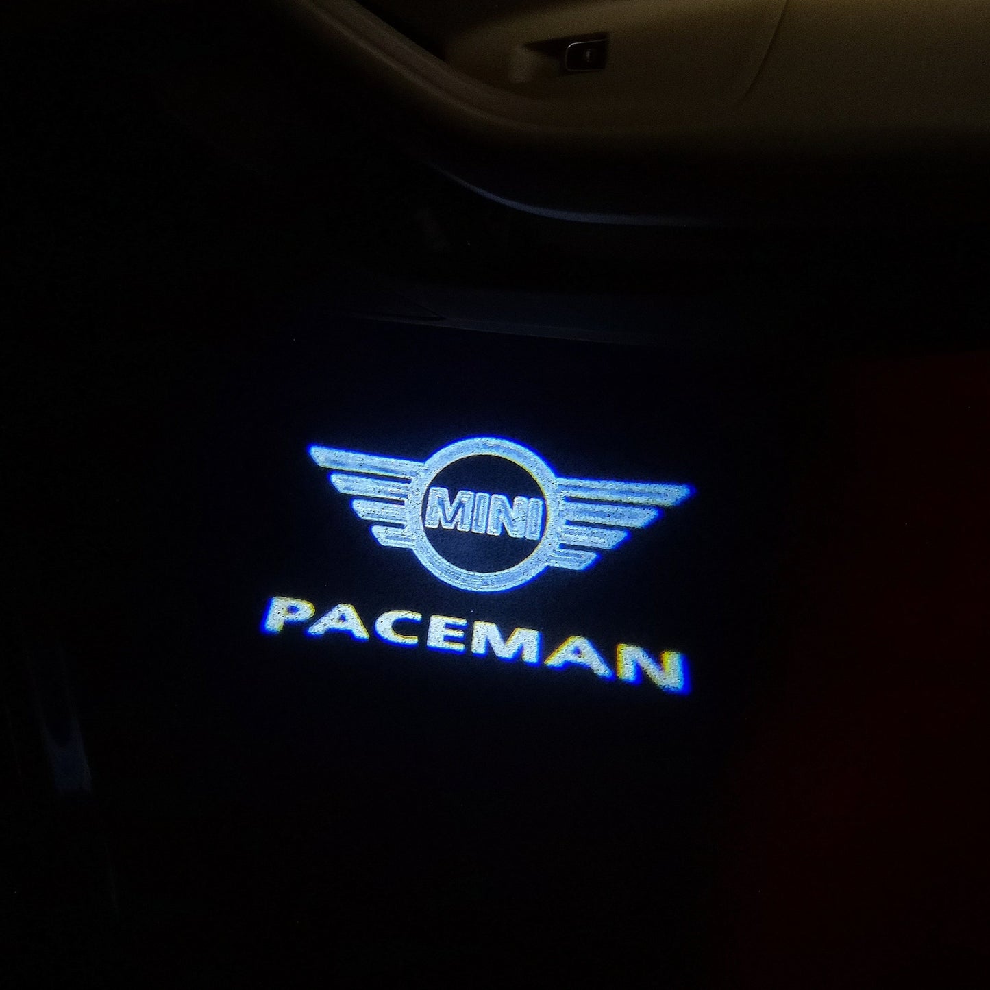 MINI PACEMAN LOGO PROJECROTR LIGHTS Nr.32 (quantity 1 = 2 Logo Film / 2 door lights)