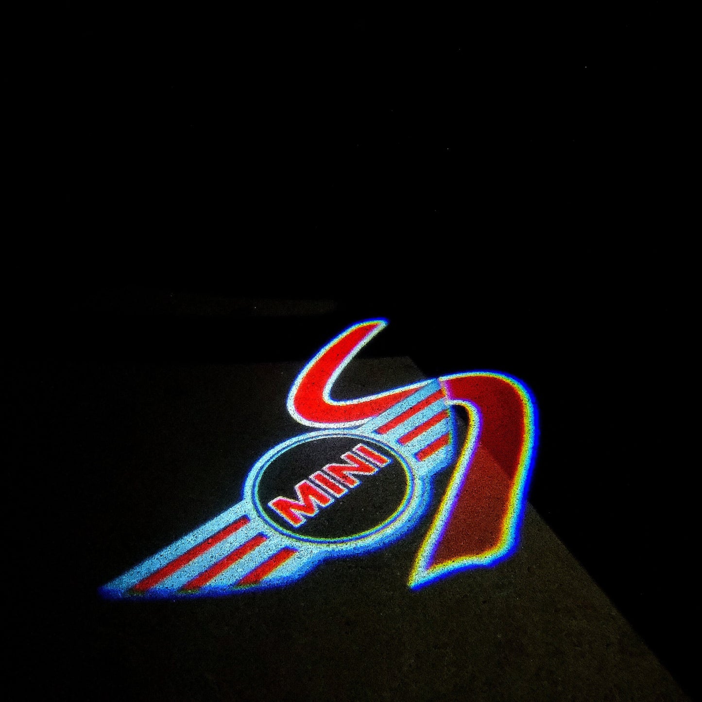 MINI S LOGO PROJECROTR LIGHTS Nr.54 (quantity 1 = 2 Logo Film / 2 door lights)