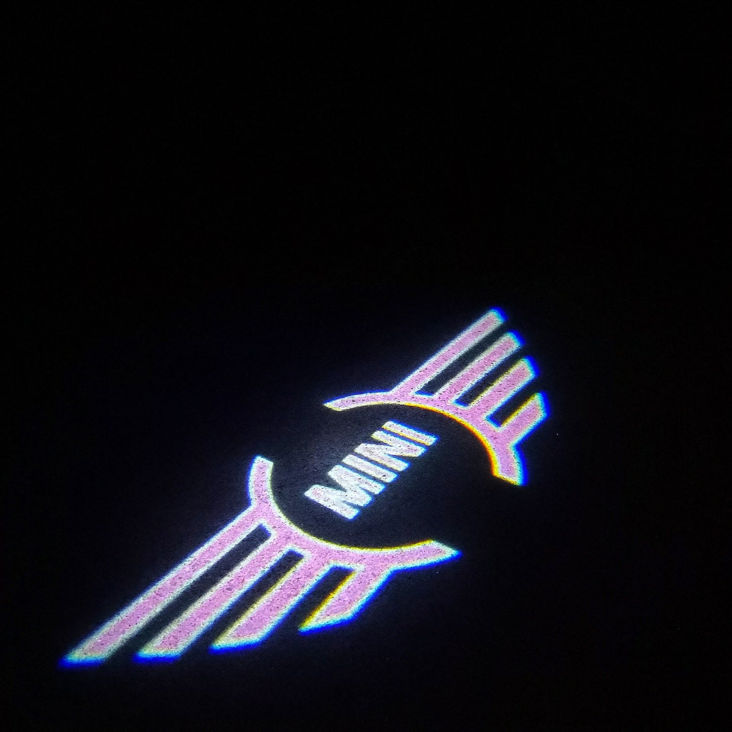 MINI ORIGINAL LOGO PROJECROTR LIGHTS Nr.83 (quantity 1 = 2 Logo Film / 2 door lights)