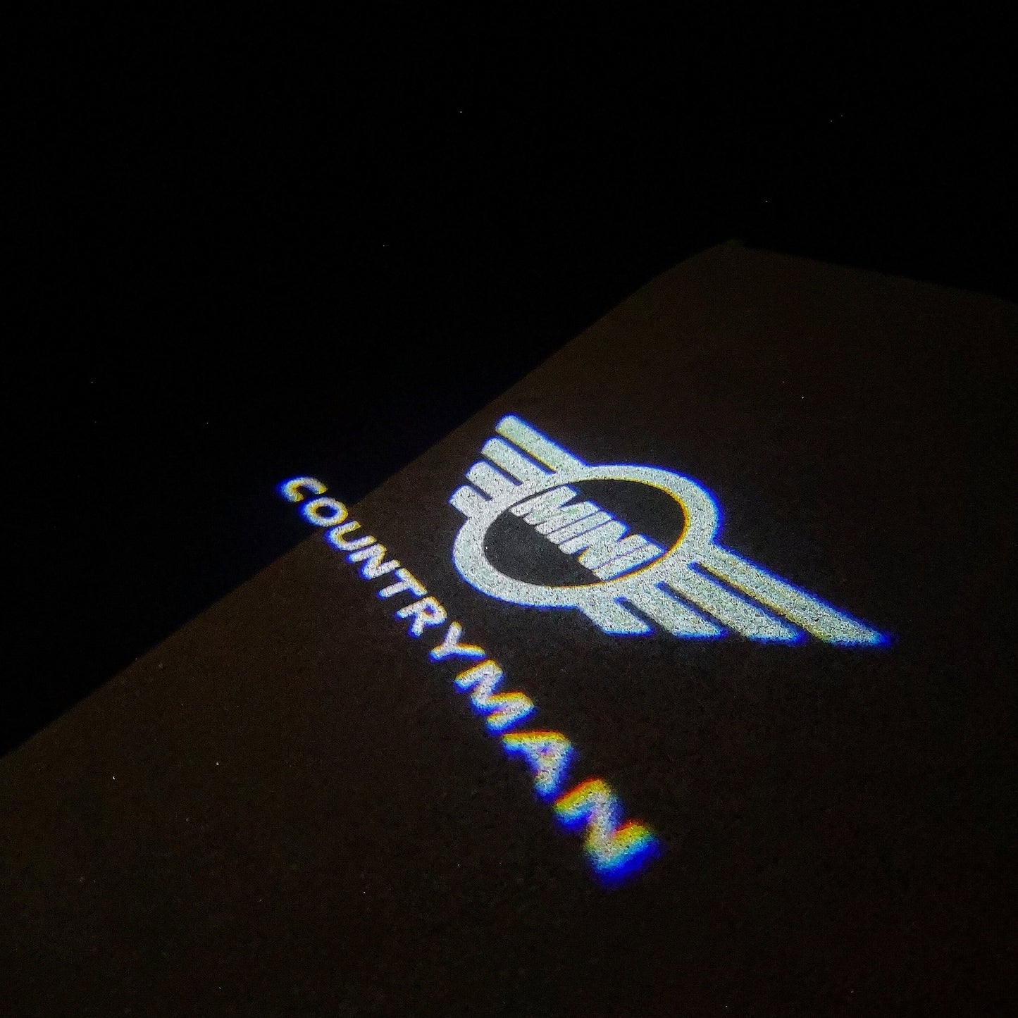 MINI COUNTRYMAN LOGO PROJECROTR LIGHTS Nr.131 (quantity 1 = 2 Logo Film / 2 door lights)