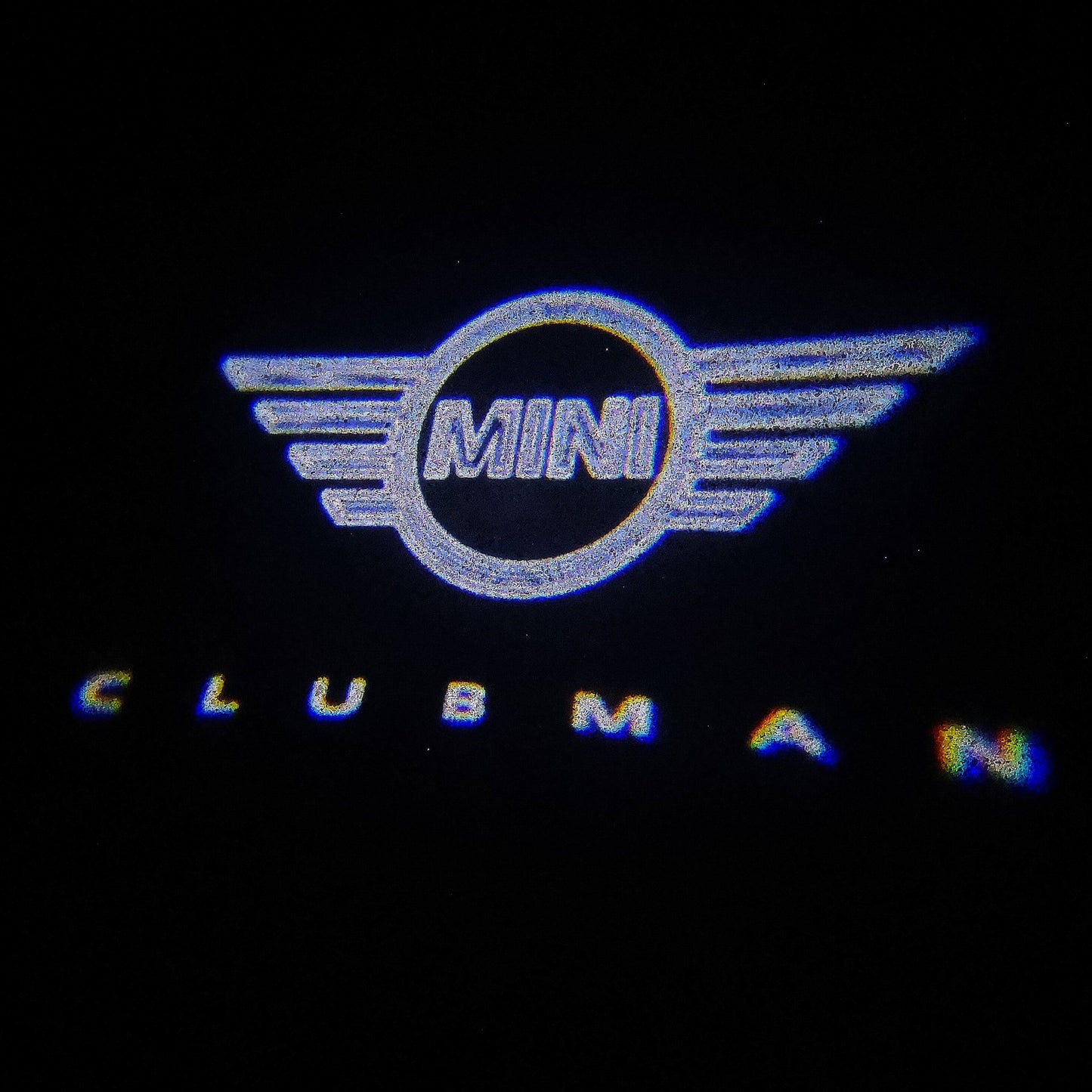 MINI CLUBMAN LOGO PROJECROTR LIGHTS Nr.28 (quantity 1 = 2 Logo Film / 2 door lights)