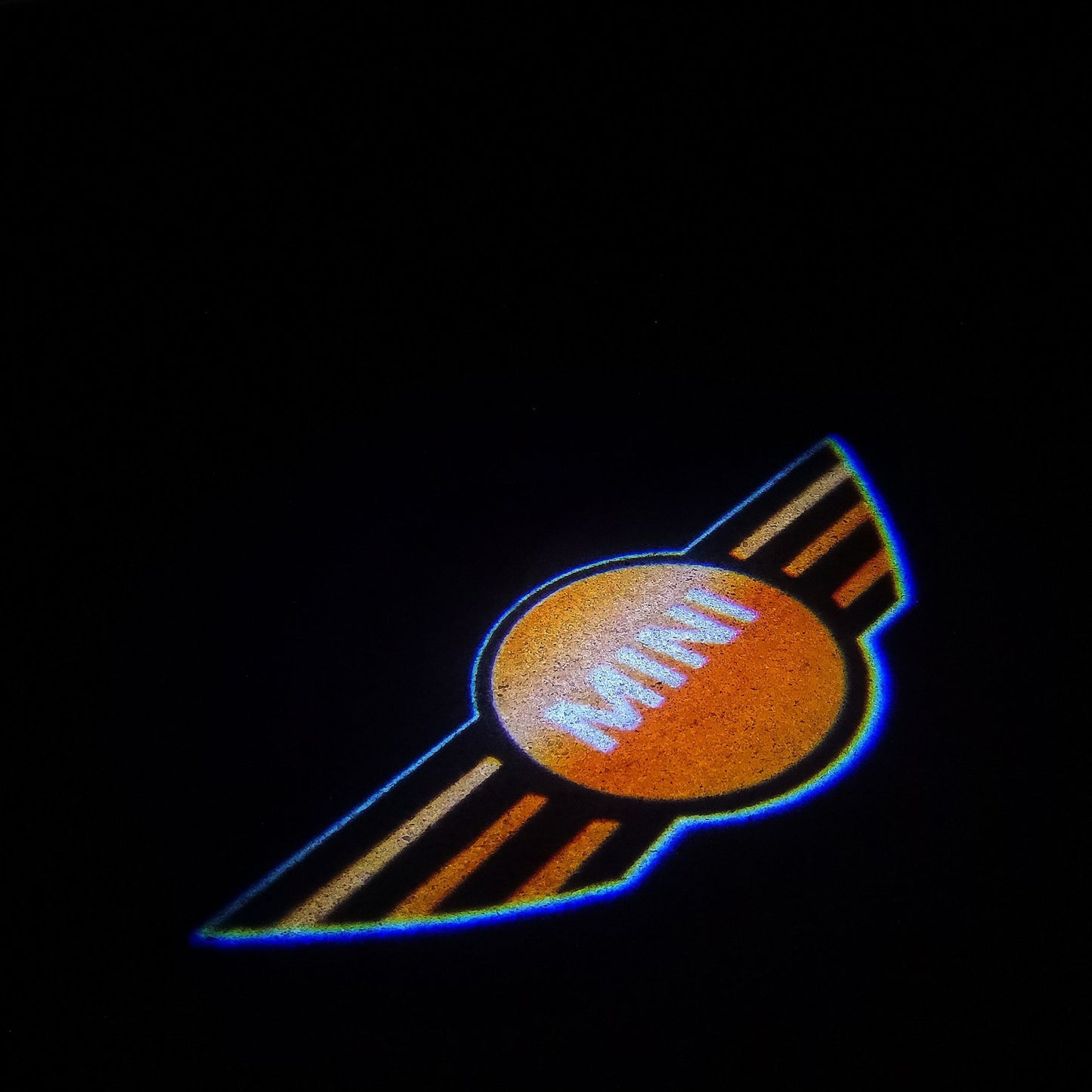 MINI ORIGINAL LOGO PROJECROTR LIGHTS Nr.07 (quantity 1 = 2 Logo Film / 2 door lights)