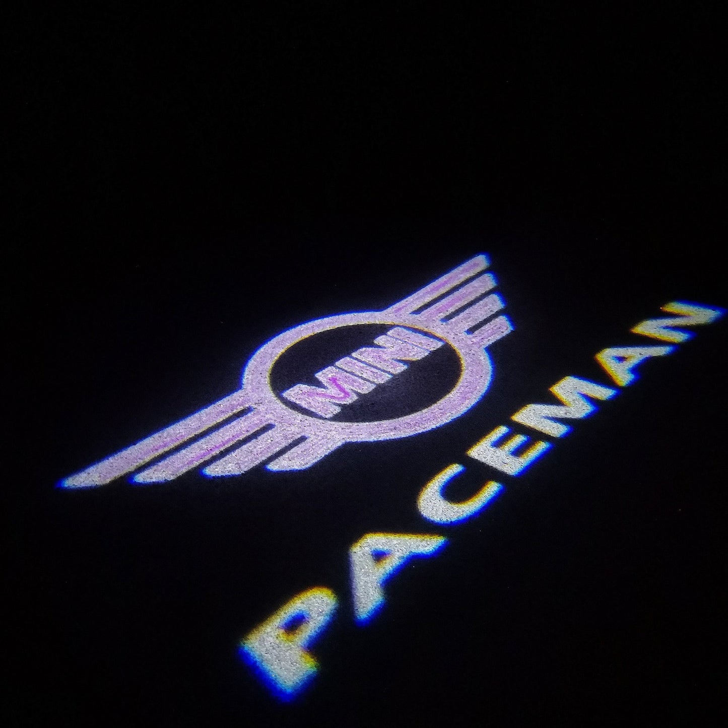 MINI PACEMAN LOGO PROJECROTR LIGHTS Nr.142 (quantity 1 = 2 Logo Film / 2 door lights)