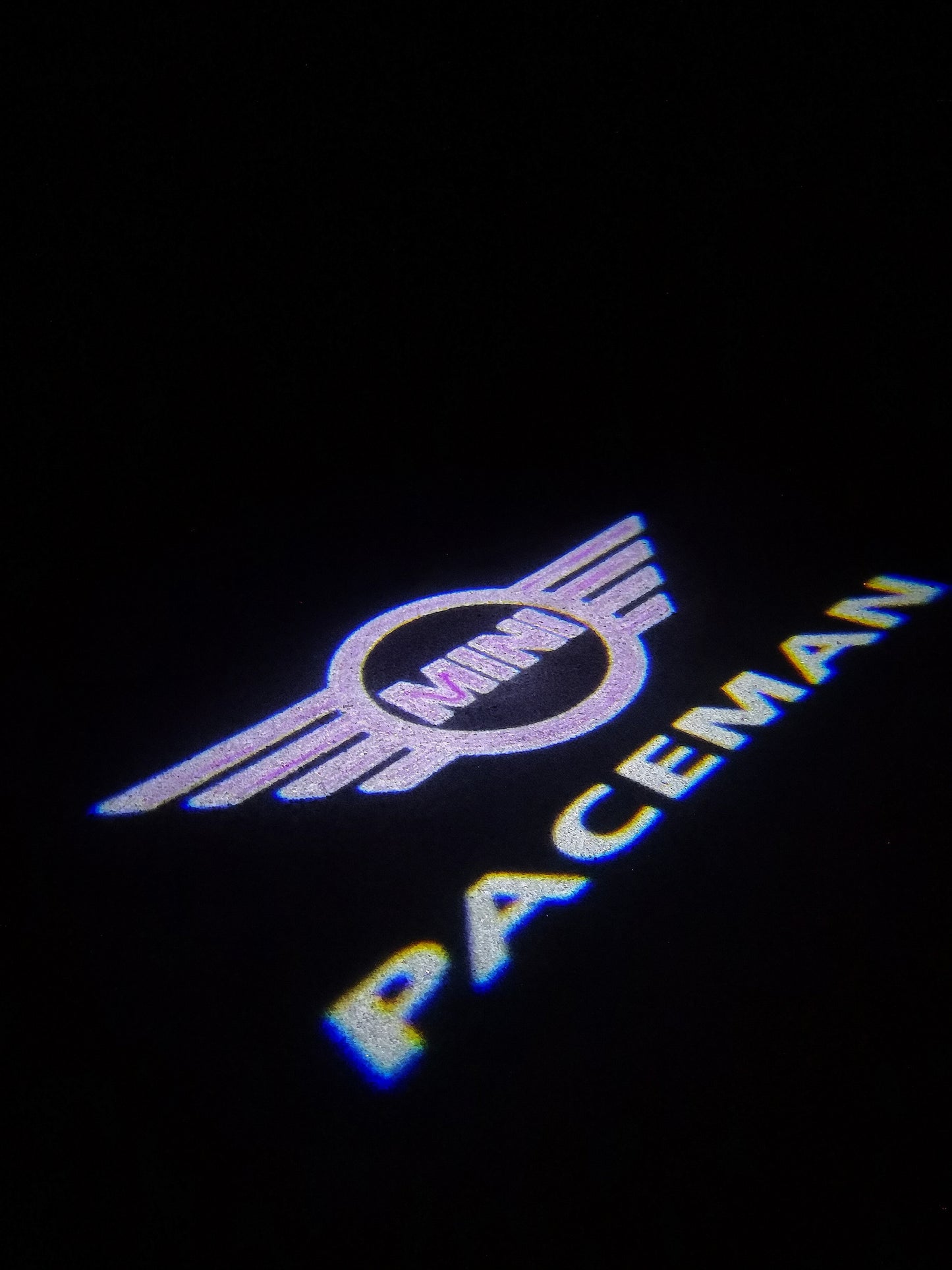MINI PACEMAN LOGO PROJECROTR LIGHTS Nr.146 (quantity 1 = 2 Logo Film / 2 door lights)