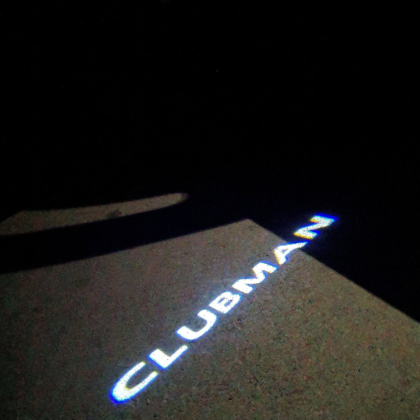 MINI CLUBMAN LOGO PROJECROTR LIGHTS Nr.69 (quantity 1 = 2 Logo Film / 2 door lights)