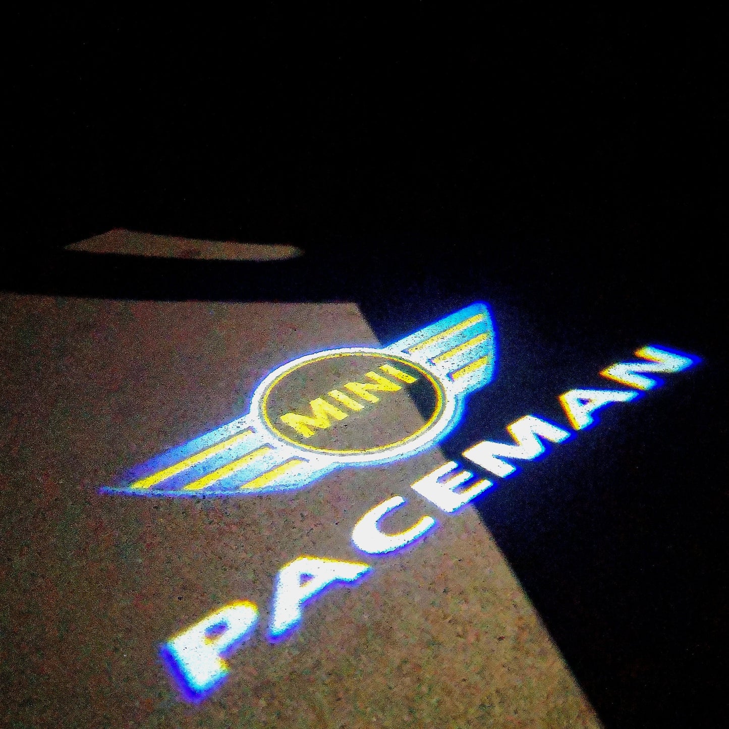 MINI PACEMAN LOGO PROJECROTR LIGHTS Nr.97 (quantity 1 = 2 Logo Film / 2 door lights)