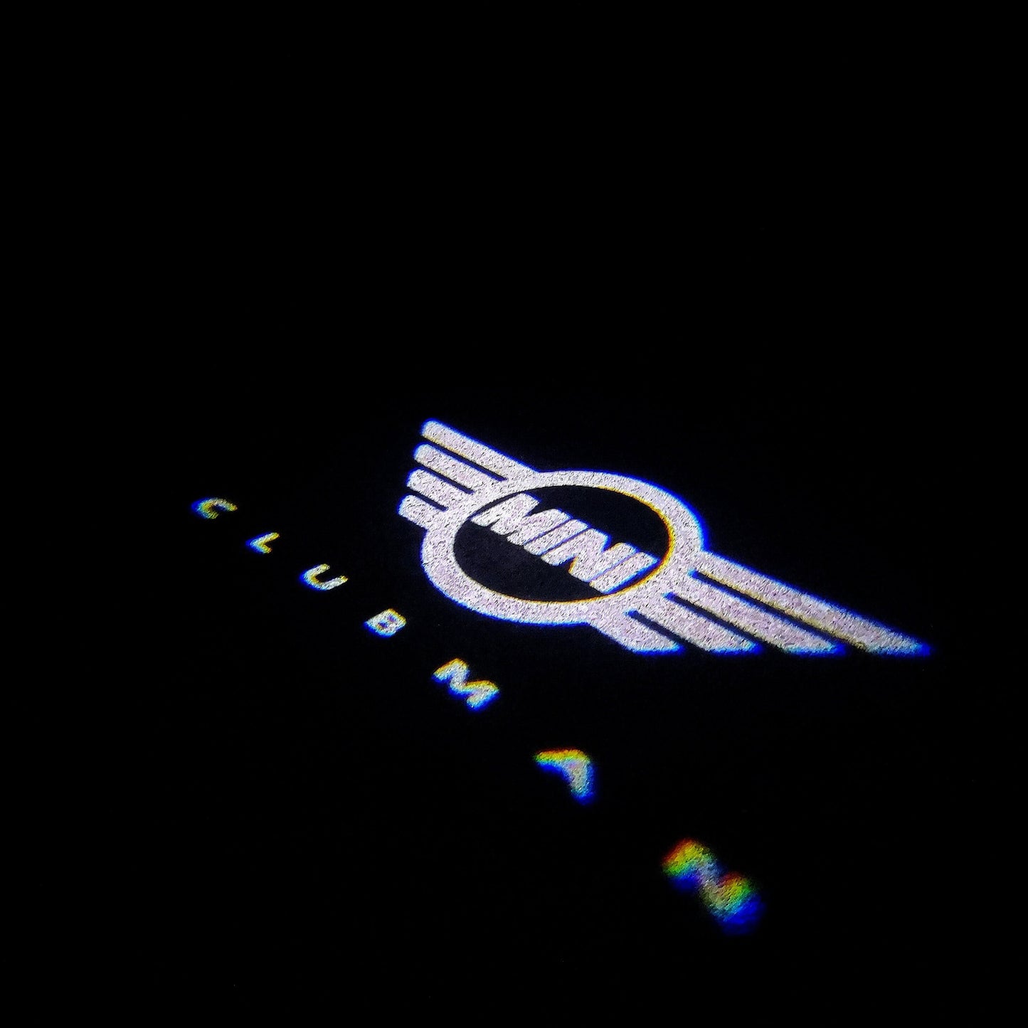 MINI CLUBMAN LOGO PROJECROTR LIGHTS Nr.126 (quantity 1 = 2 Logo Film / 2 door lights)