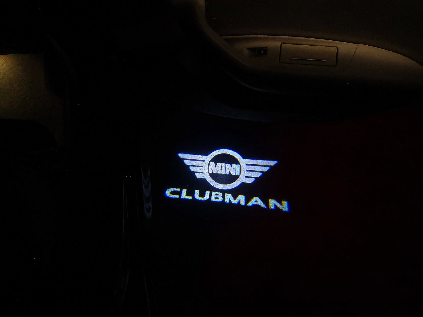 MINI CLUBMAN LOGO PROJECROTR LIGHTS Nr.30 (quantity 1 = 2 Logo Film / 2 door lights)