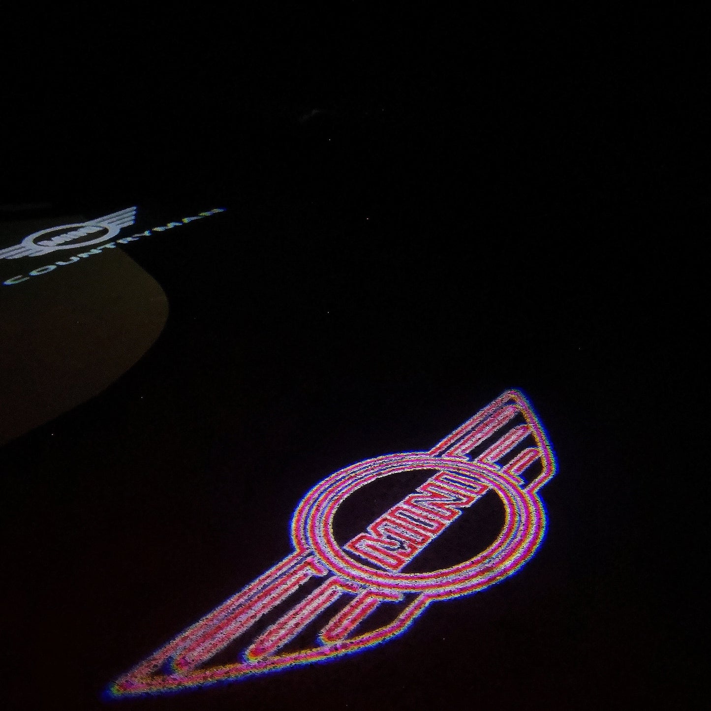 MINI ORIGINAL LOGO PROJECROTR LIGHTS Nr.21 (quantity 1 = 2 Logo Film / 2 door lights)