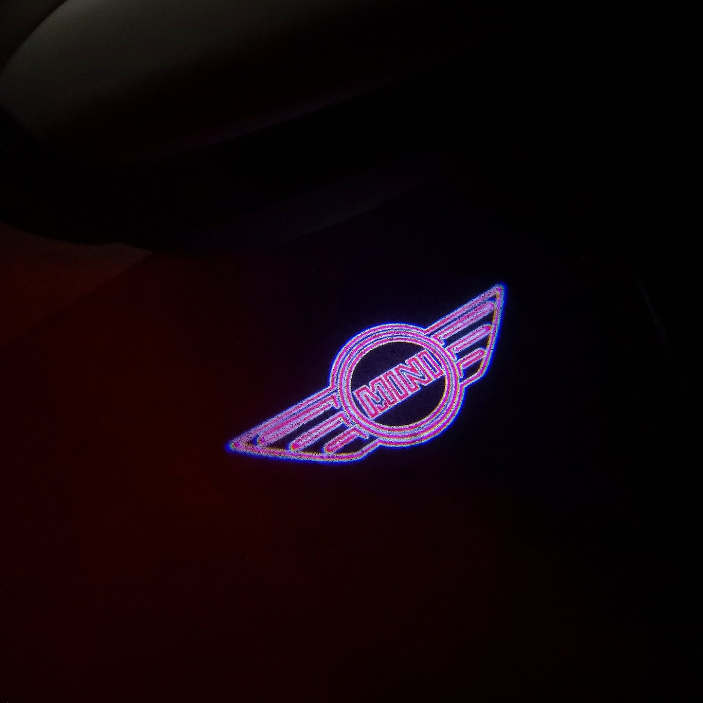 MINI ORIGINAL LOGO PROJECROTR LIGHTS Nr.21 (quantity 1 = 2 Logo Film / 2 door lights)