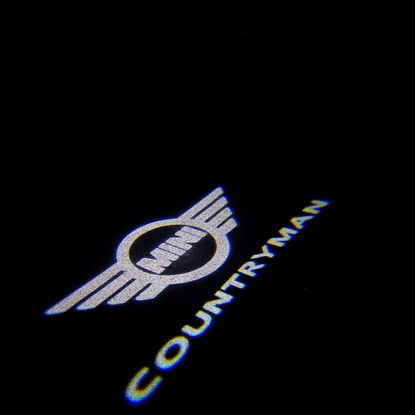 MINI COUNTRYMAN LOGO PROJECROTR LIGHTS Nr.128 (quantity 1 = 2 Logo Film / 2 door lights)